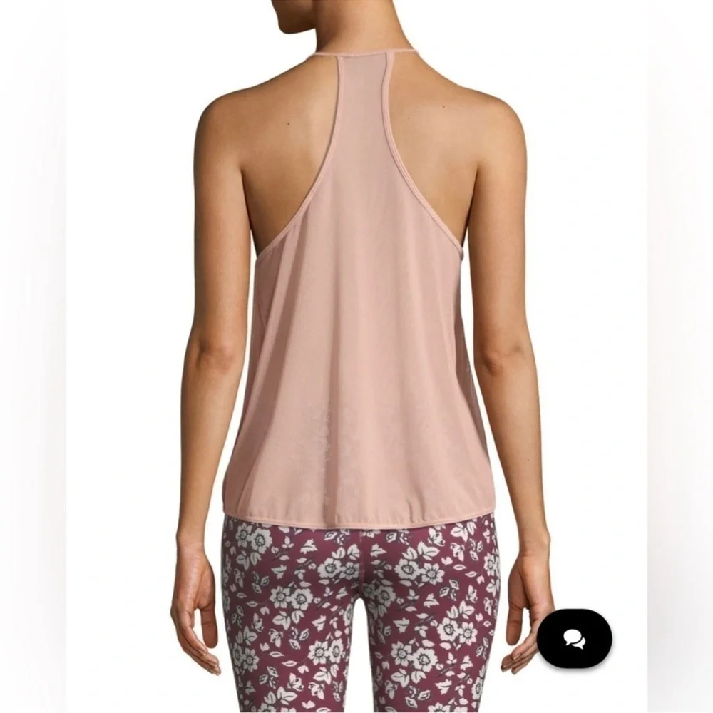 Kate Spade Micro Mesh Draped Active Tank Top Size S